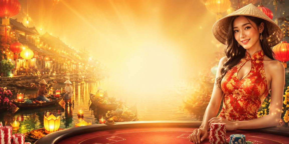 Cảnh casino truyền thống kết hợp hiện đại tại Hội An