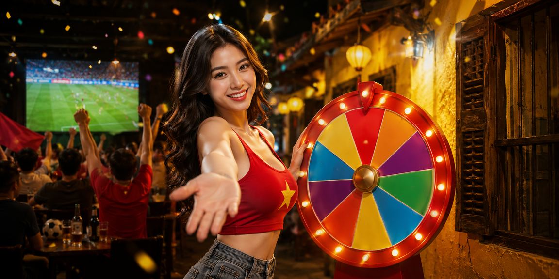 Người chơi tại Hội An tham gia chương trình lucky draw trực tuyến trên xs20